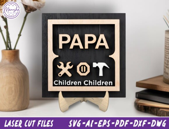Download Dad Tools Sign Laser Cut File Svg - Premium Resources