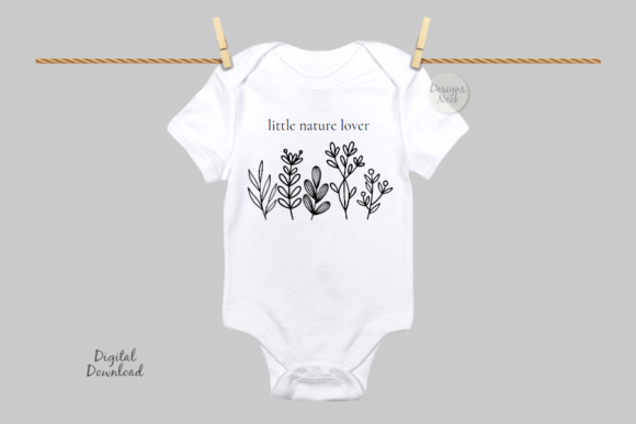 Download Little Nature Lover SVG, Baby Clothing - Nature lover Collection
